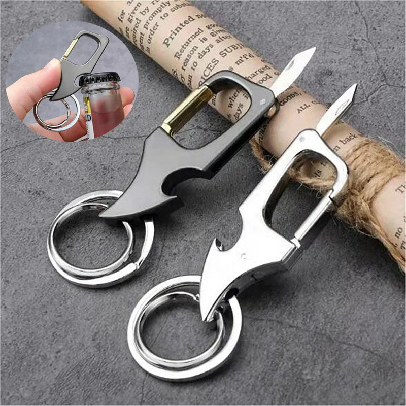 Car Keychain Foldable Mini Foldable Keychain Mini Metal Bottle Opener ...