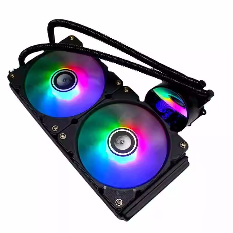 Desktop computer mainframe integrated water cooling CPU Radiator RGB ...