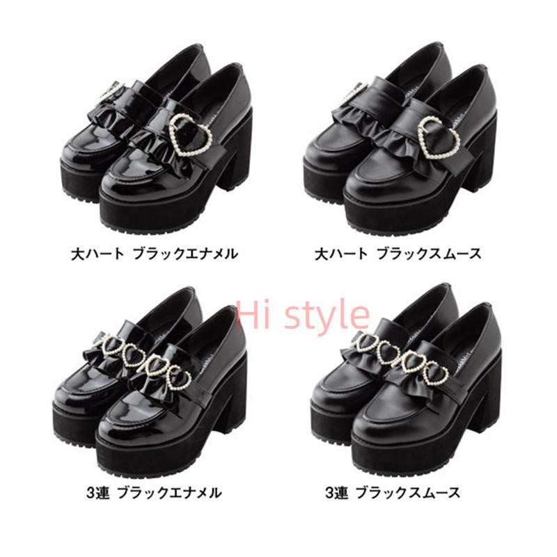 Japanese Fashion Lolita Heart Hollow Kitty Ear Shoes SD00991