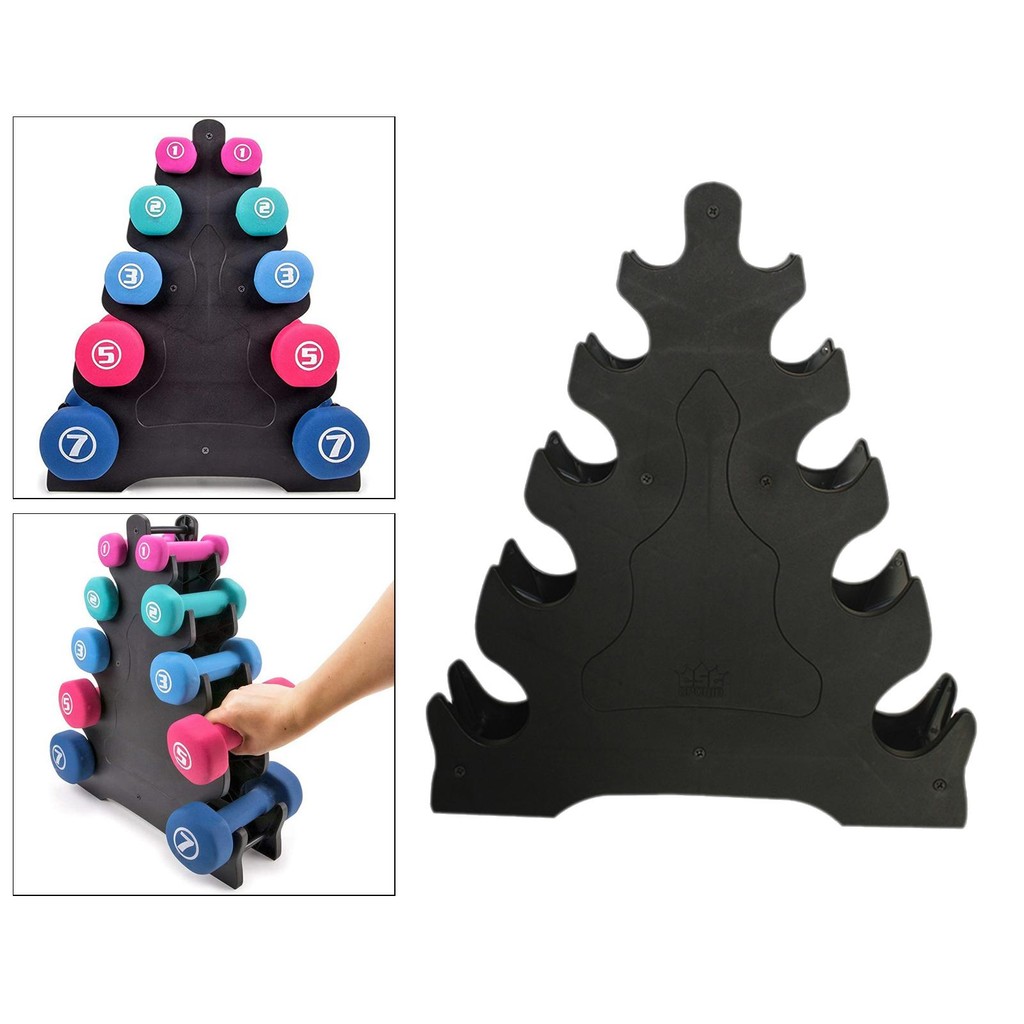 [Lzdyyh2hl] Portable Dumbbell Rack Hand Weight Storage Holder Office 5 ...