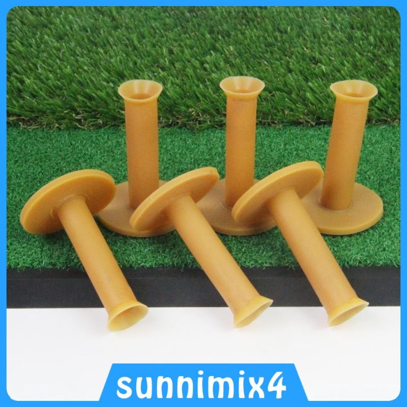 [ Golf Rubber Tees Driving Range 6 Pack, 75mm Same Size For Practice