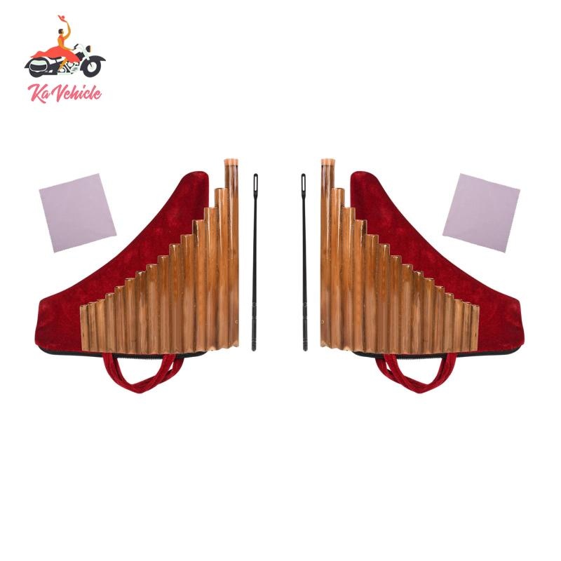 [Whstrong] Pan Flutes Musical Instrument 15 Pipe Gifts Sliding Mouth