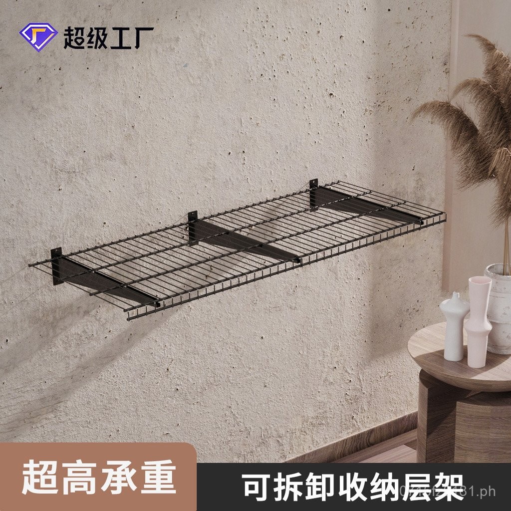 Groove Board Wall-Mounted Hook Rack Storage Hook Rack Heavy-Duty Wall ...