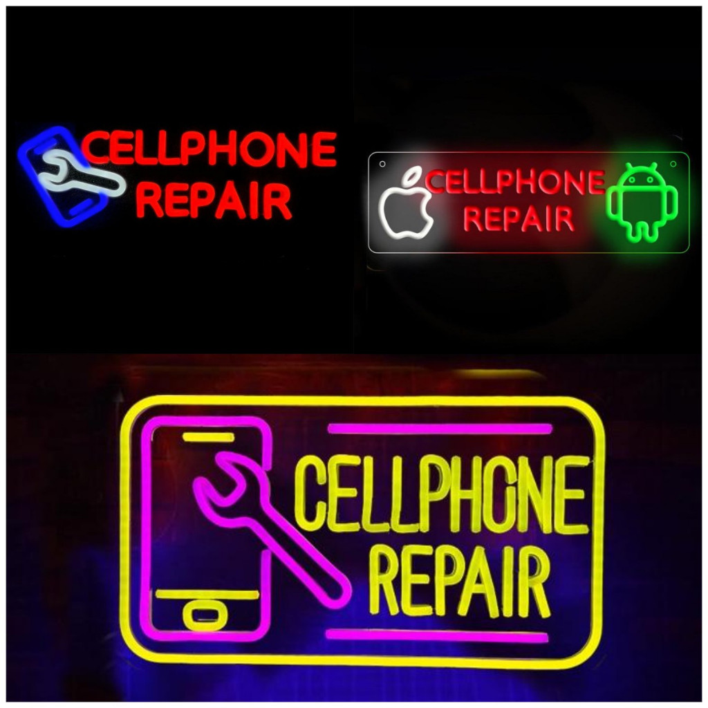 Mobile Phone Repair Shop LED Neon Sign/information Sign Decoration/LED ...