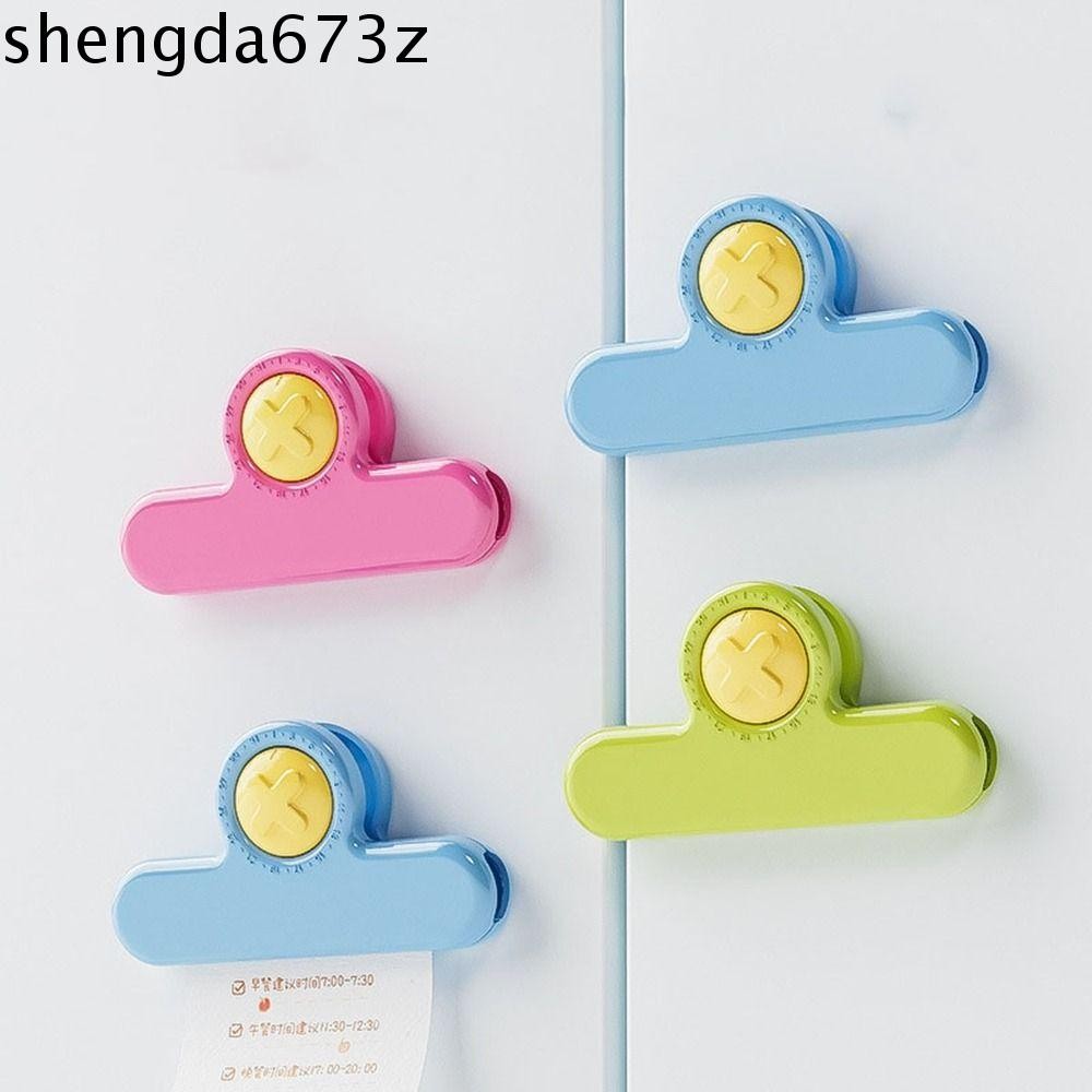 SHENGDA 5Pcs Magnetic Timing Sealing Clip, Plastic Moisture-proof ...