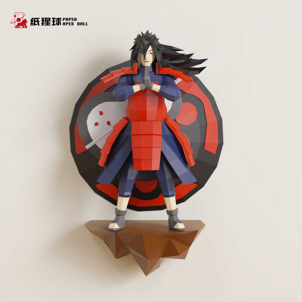 Three-Dimensional Paper Model ZX1 Naruto Uchiha Ban Naruto Sasuke ...