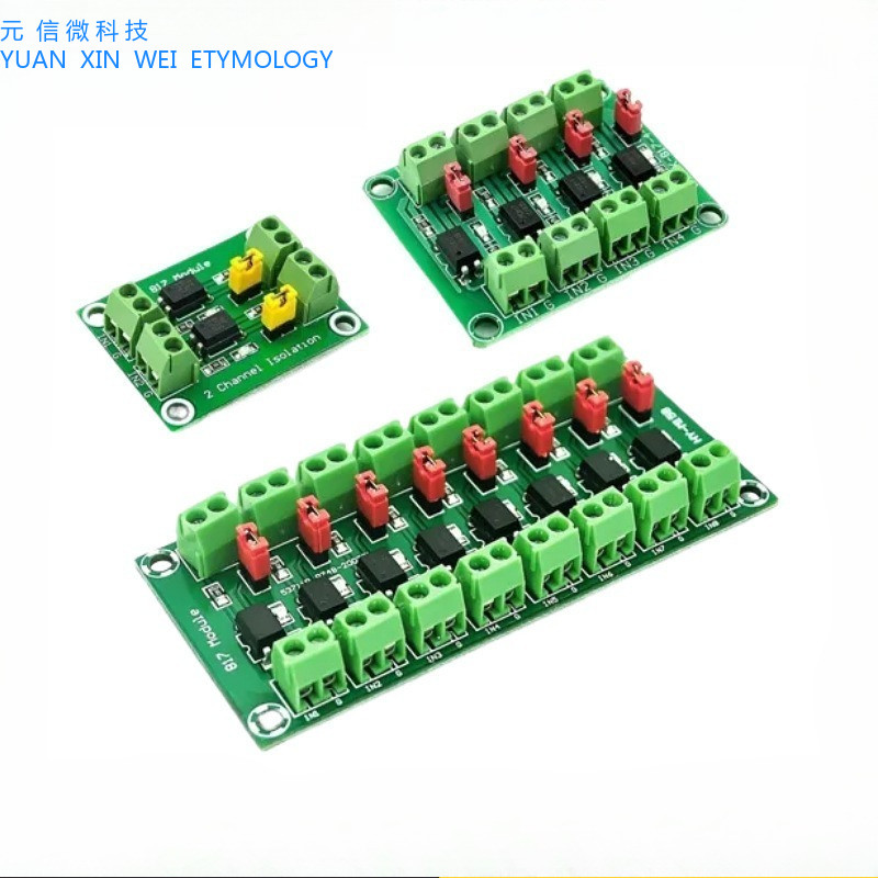 817 Optocoupler 2/4/8 Road Voltage Isolation Board Voltage Control ...