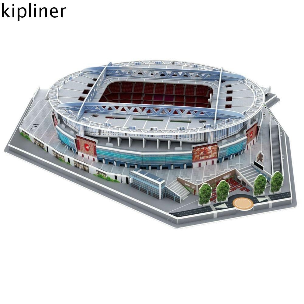 KIPLINER Large Football Stadiums, DIY Paper 3D Soccer Stadium Puzzle ...