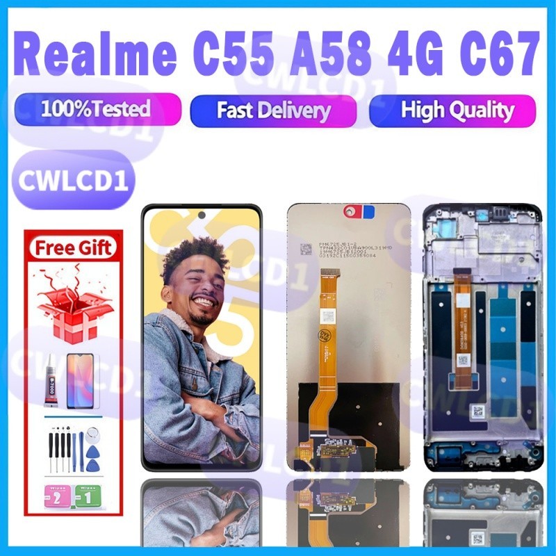 Original Realme C55 RMX3710 OPPO A58 4G OPPO K11X Nord CE 3 Lite Realme ...