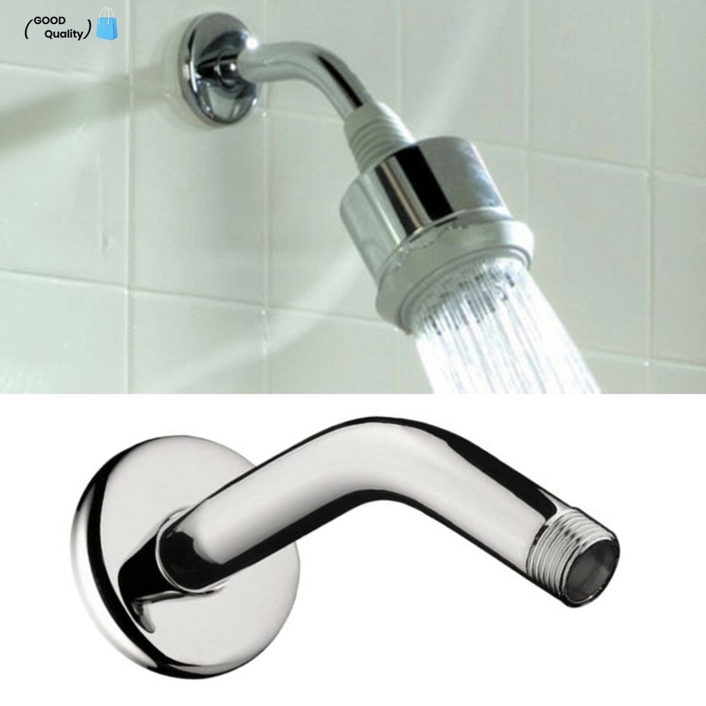 Stainless Steel Shower Bathroom Wall Mounted Shower Head Extension Pipe