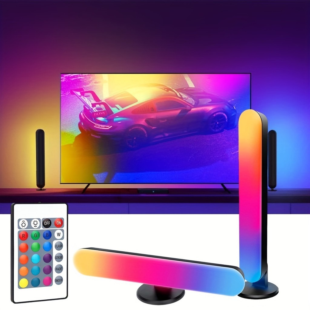 1pc Smart LED Strip, 16 Million Colors RGB Light Bars With 9 Scene ...