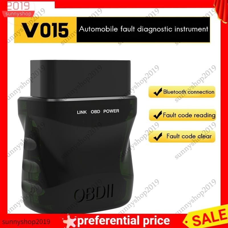 【sunnyshop2019】New OBD2 Scanner Bluetooth 4.0 Code Reader for / Android ...