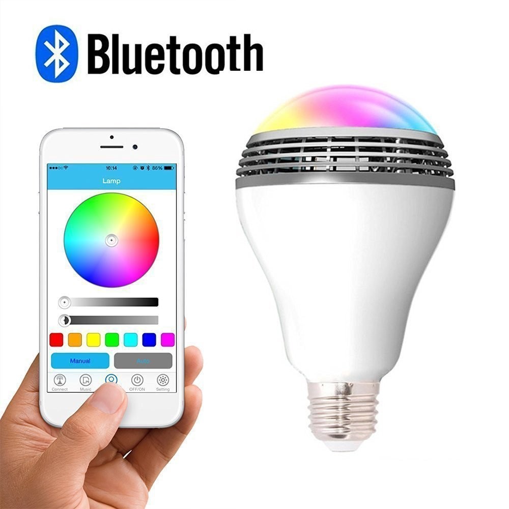 Creative Home Light Emitting Diode Smart Bluetooth Speaker E27 Bulb