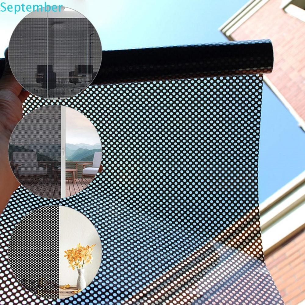 SEPTEMBER Office Window Stickers Bedroom Glass Sticker Window Film Sun ...