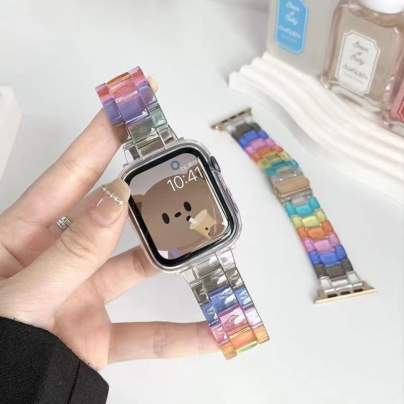 Candy Slim Plastic Watchband Case For Watch Strap Series9Series8 7 6 5