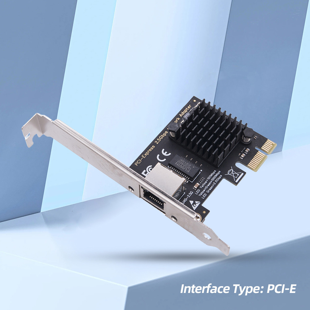 UK 1/2/4 Port 2.5GB PCIe Network Card Gigabit Card RJ45 NIC