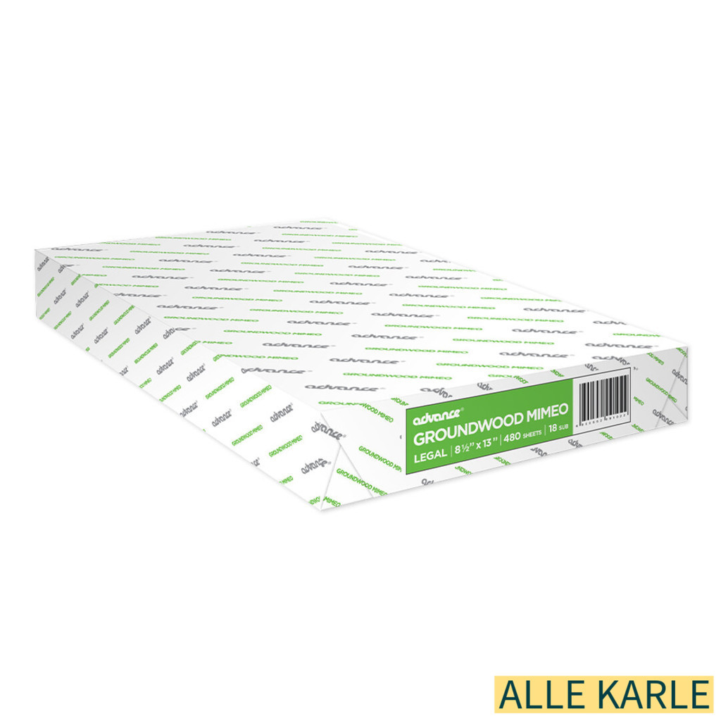 Advance Groundwood Mimeo Paper | Legal Letter | Newsprint | Alle Karle ...