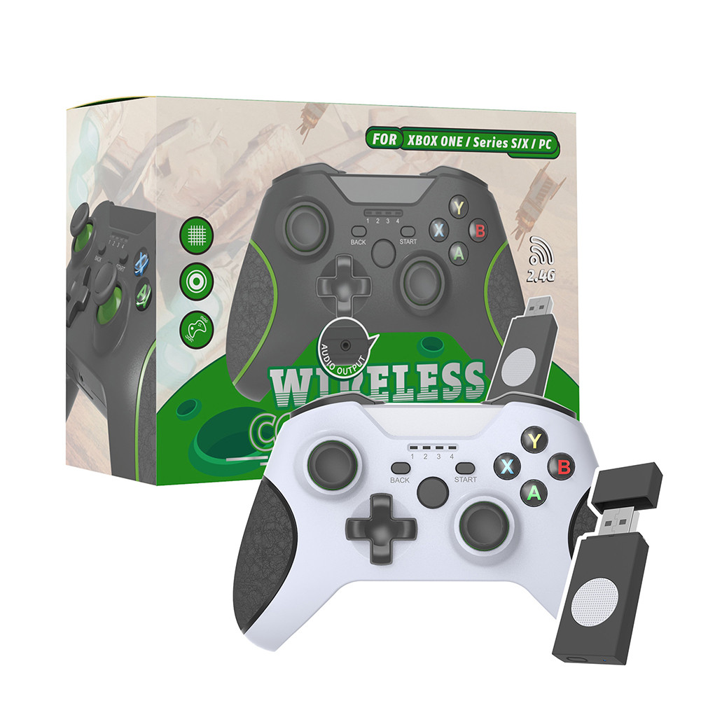 Wireless 2.4G Console Controller Built-in 3.5MM Jack Gamepad for Xbox ...