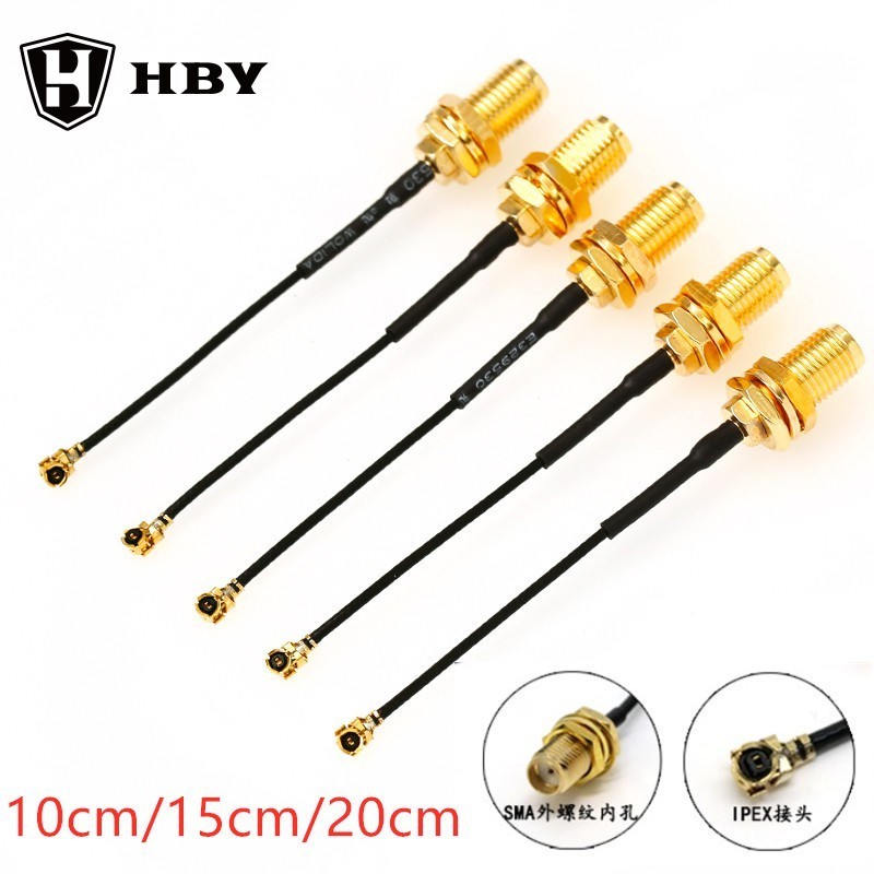 1pcs SMA Connector Cable Female to uFL/u.FL/IPX/IPEX RF Coax Adapter