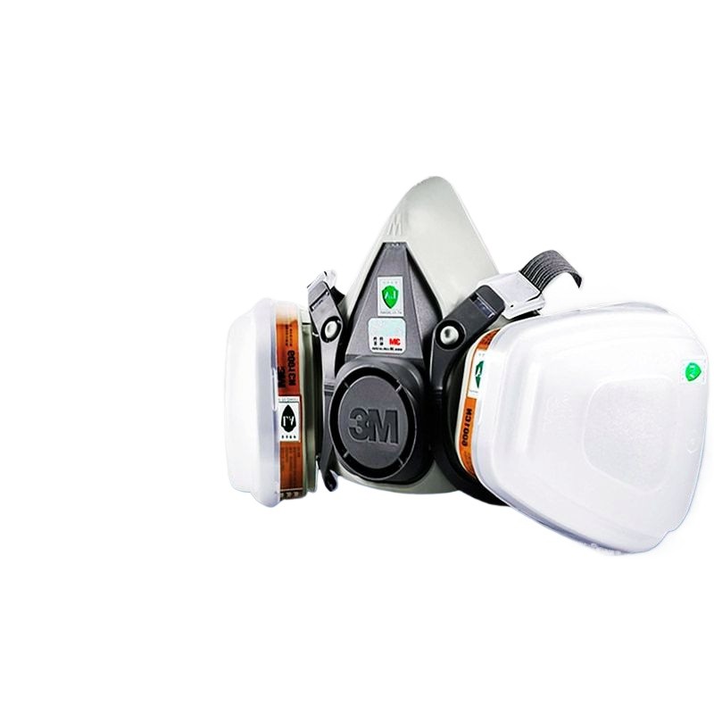 3M6200 Gas Mask Formaldehyde Mask Spray Paint Special Gas Dust Chemical ...