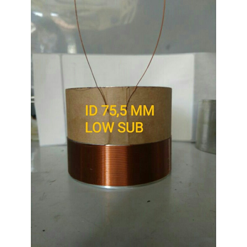 Spool spoel spol spol voice speakear ID 75.5 MM LOW SUB | Shopee ...