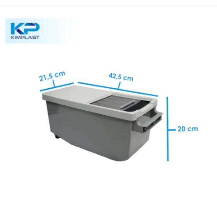 (FYA)KIMPLAST Rice Barrel Round & Square / 10 kg Rice Container ...