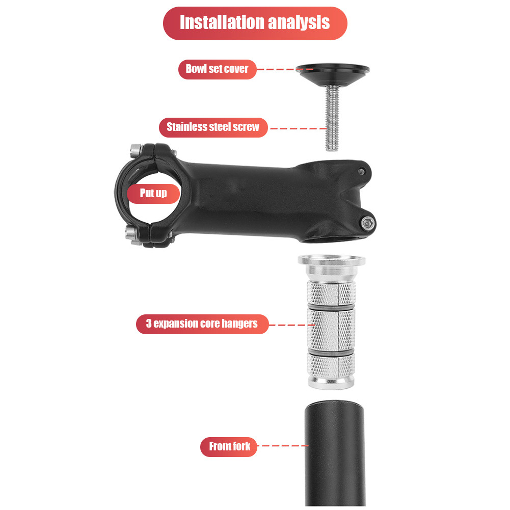 Bike Headset Stem Top Cap Compression Star Nut Expansion Bicycle Fork ...