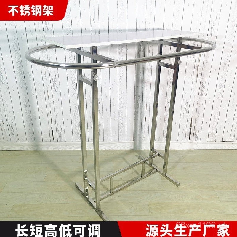 Shelf Display Rack Iron Art Stainless Steel Clothes Rack Display Rack ...