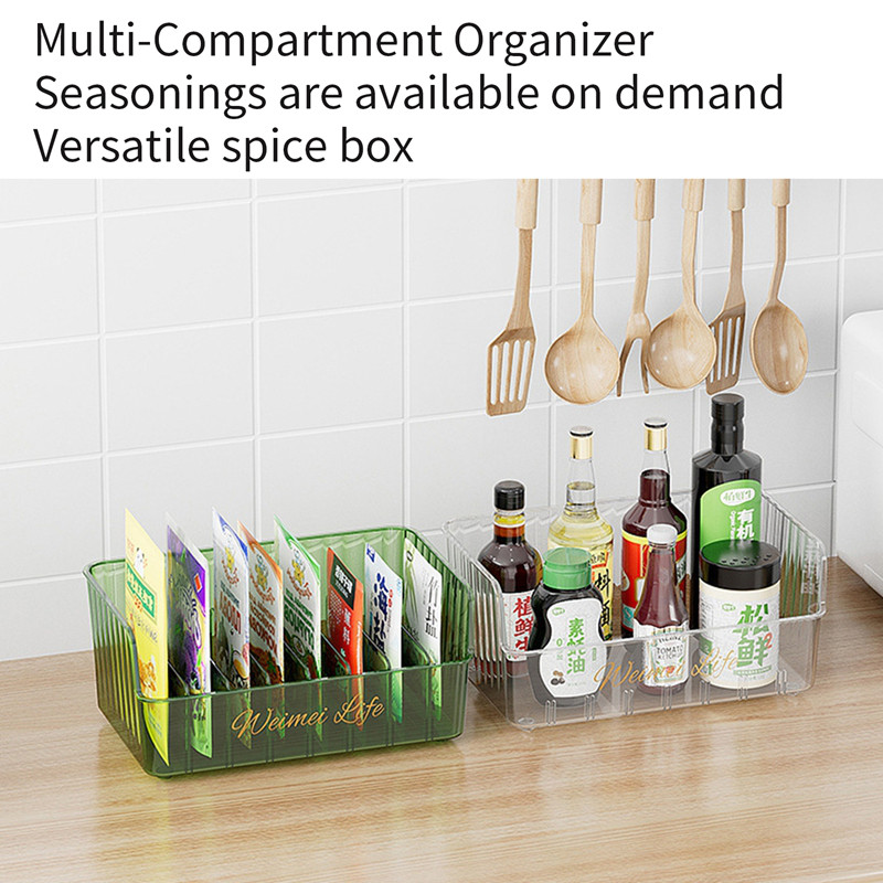 Kitchen Multi-Divider Detachable Seasoning Bag Spice Packaging Storage ...
