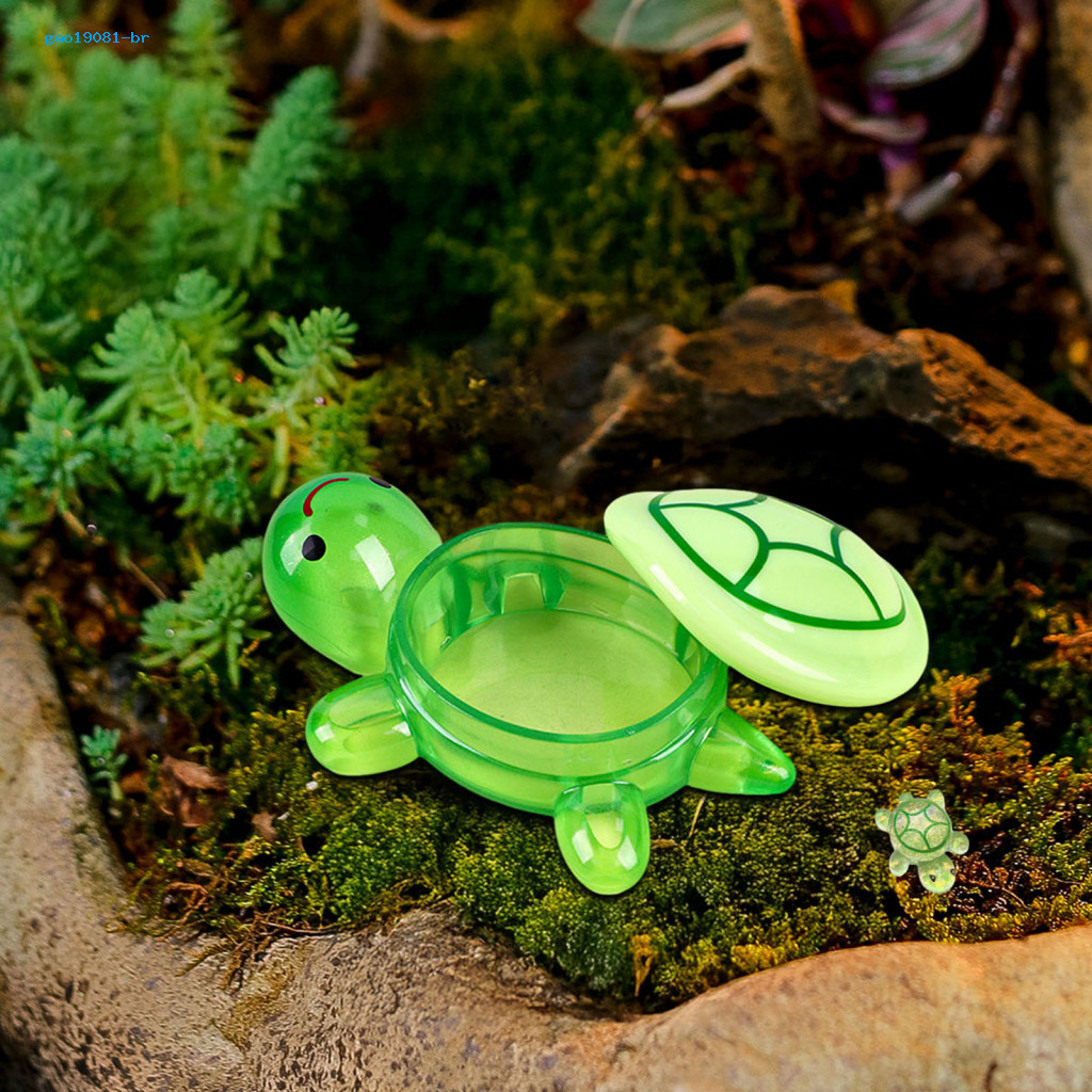 GA| Cute Tiny Turtles for Crafts Realistic Turtle Figurine 100pcs Mini ...