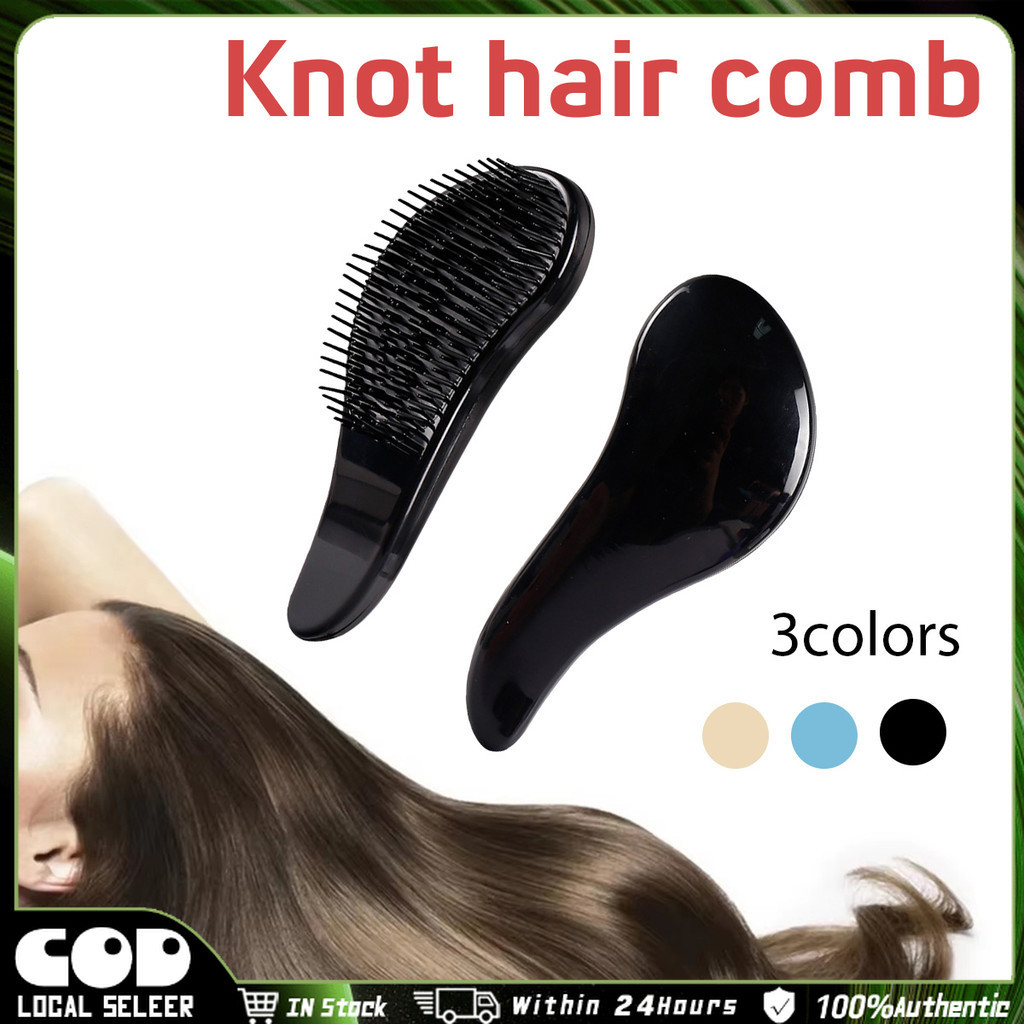 Anti-static Magic Comb Hair Anti Knot Handle Tangle Detangling Comb ...
