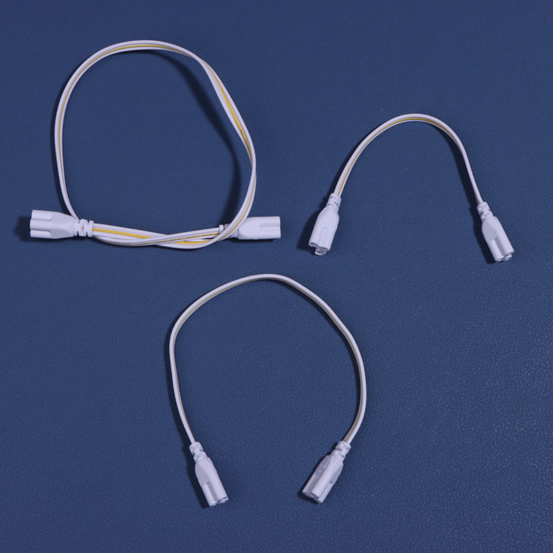 Fbph 5Pcs Flexiable Double End 3Pin LED Tube Connector Cable Wire T4 T5 ...