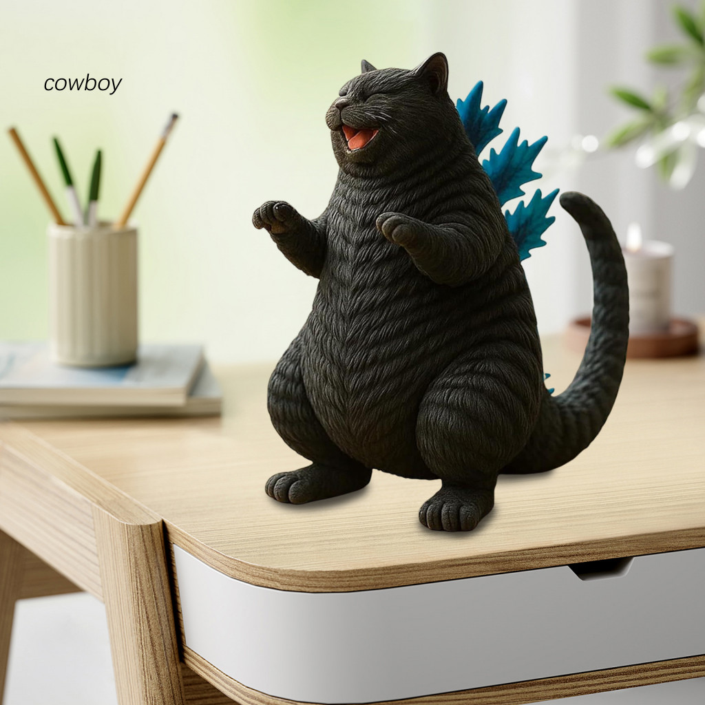 cowboy| Cat Collectible Figure Roaring Cat Ornament Adorable Roaring ...