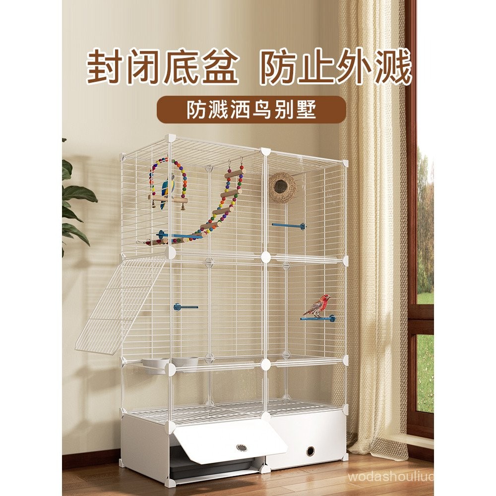 Large Macaw Bird Cage With Waste Tray photo