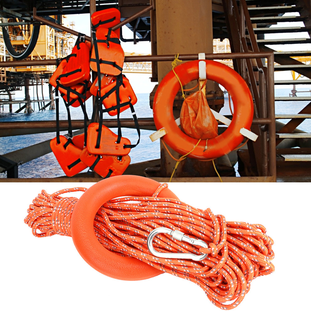 dajrrhd-ph Keenso Throwable Flotation Device Lifesaving Rope 6mm ...