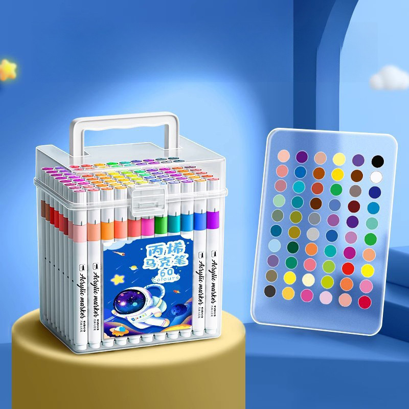 Acrylic Marker Anti Watercolour Brush Art Doodle Brush Students Drawing