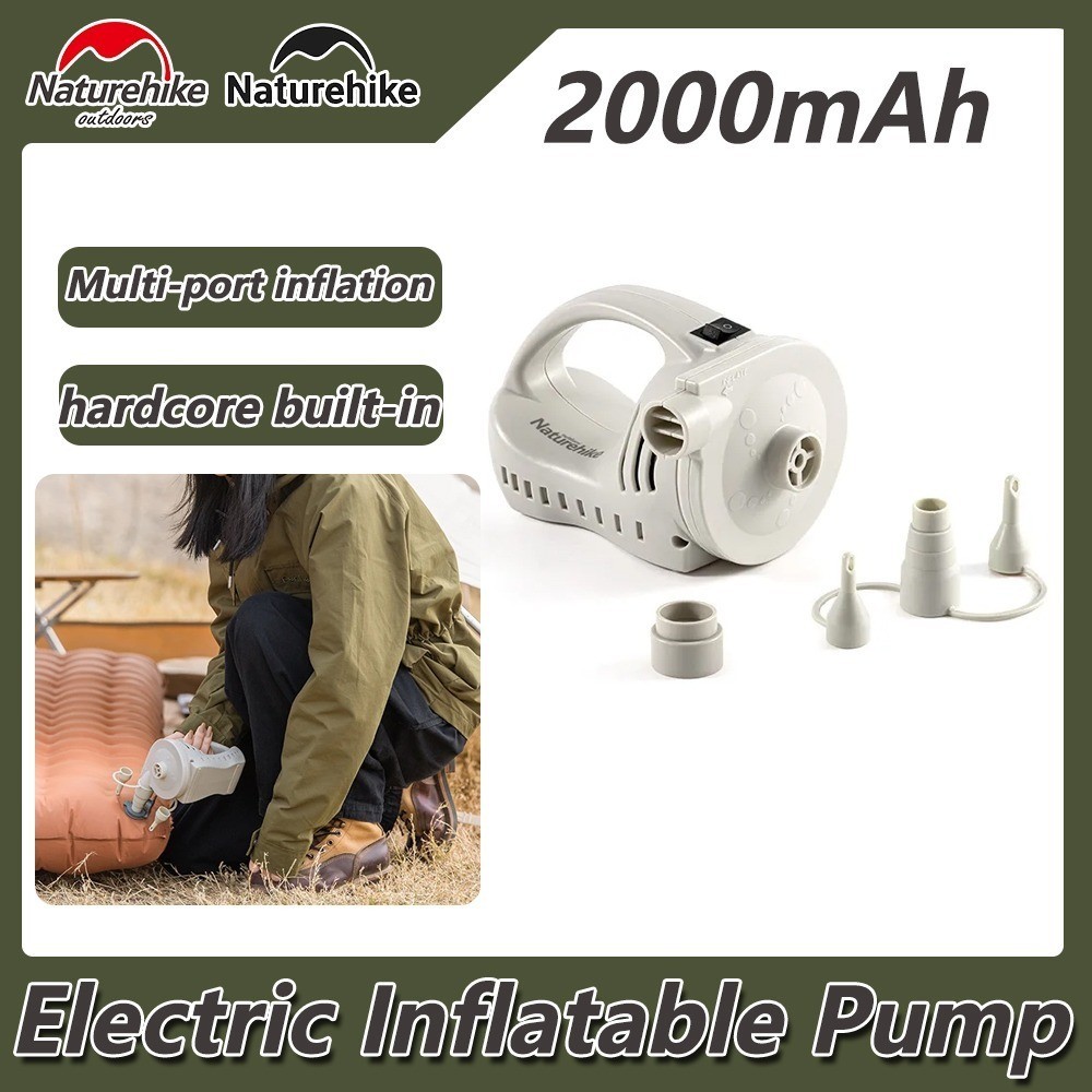 Naturehike 2024 New Electric Inflatable Pump Portable Camping ...
