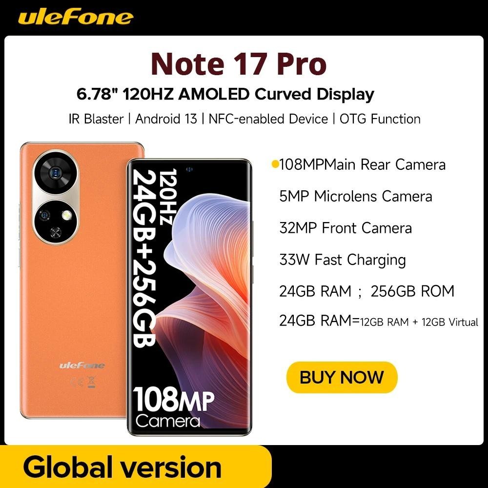 Ulefone Note 17 Pro Smartphone 6.78