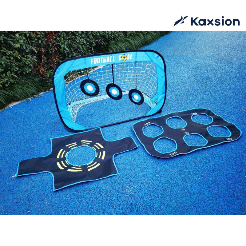 Folding football kicking door Large Size Black Human Type Football Net ...