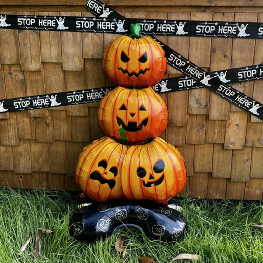 Halloween Ghost Balloon Spider Monster Head Foil Balloon Kids Toy