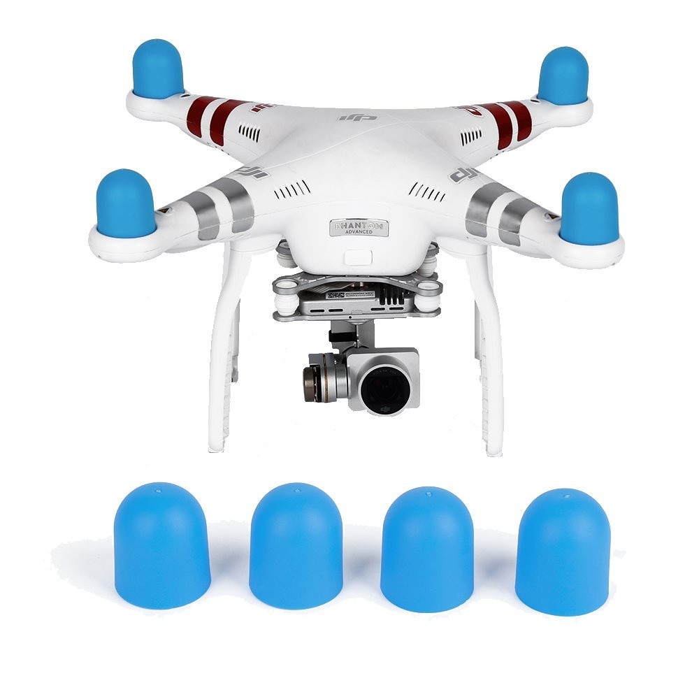 RQ+Silicone Motor Cover for DJI Phantom 2 3 4 Pro Advanced SE Drone ...