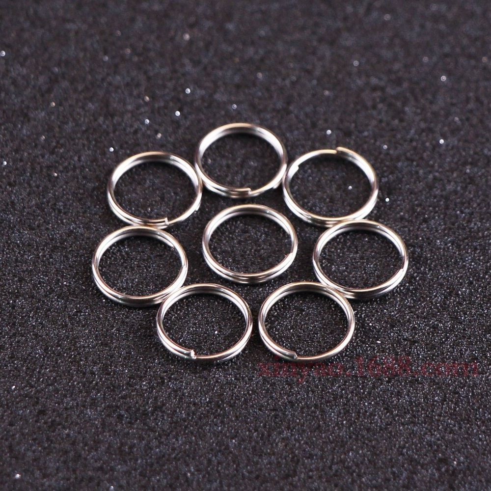 5 Key Rings 1cm Metal, Steel Flat Key, Keychain Accessories | Shopee ...