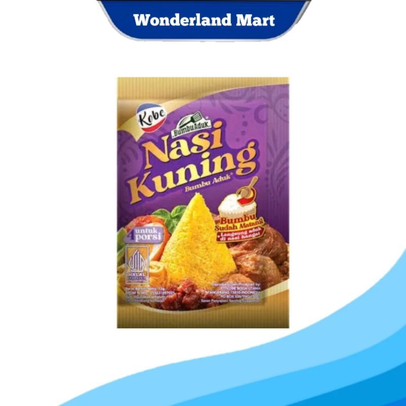 Kobe Yellow Rice Instant Seasoning 15 grams | Shopee Philippines