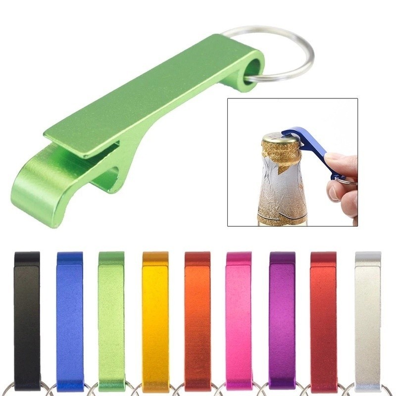 Creative Beer Bottle Opener Keychain Bottle Device Key Chain Portable ...