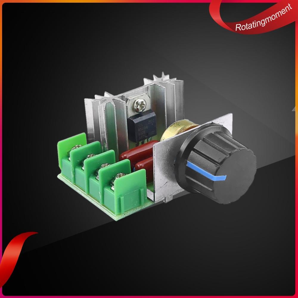 RotatingMoment AC 220V 2000W SCR Voltage Regulator with Control Knob