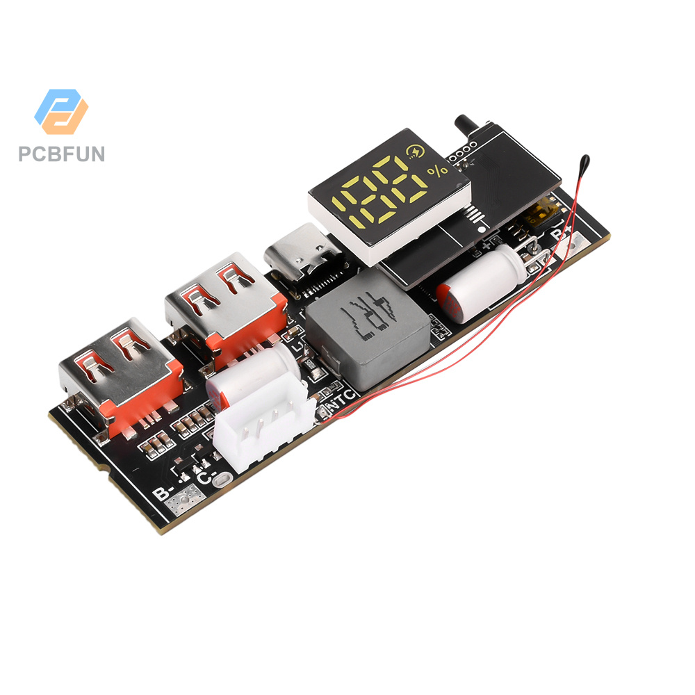 Pcbfun 65W 100W Charging Treasure Dual C Port twoway Super Fast