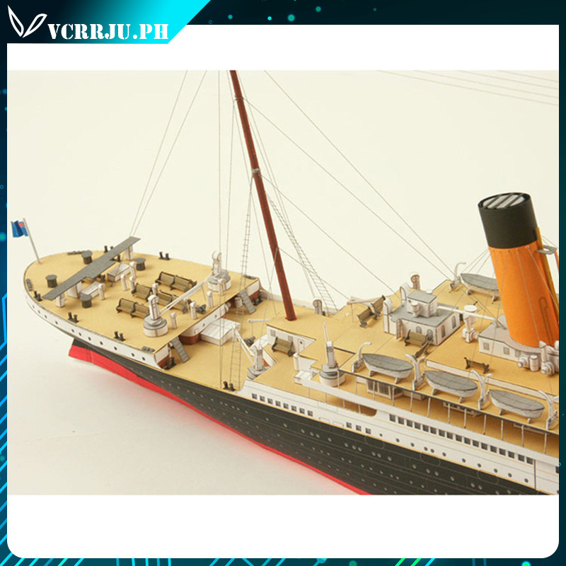 [vcrrju] 1/400 British Titanic Ship DIY Puzzle Assemble Paper Model Kit