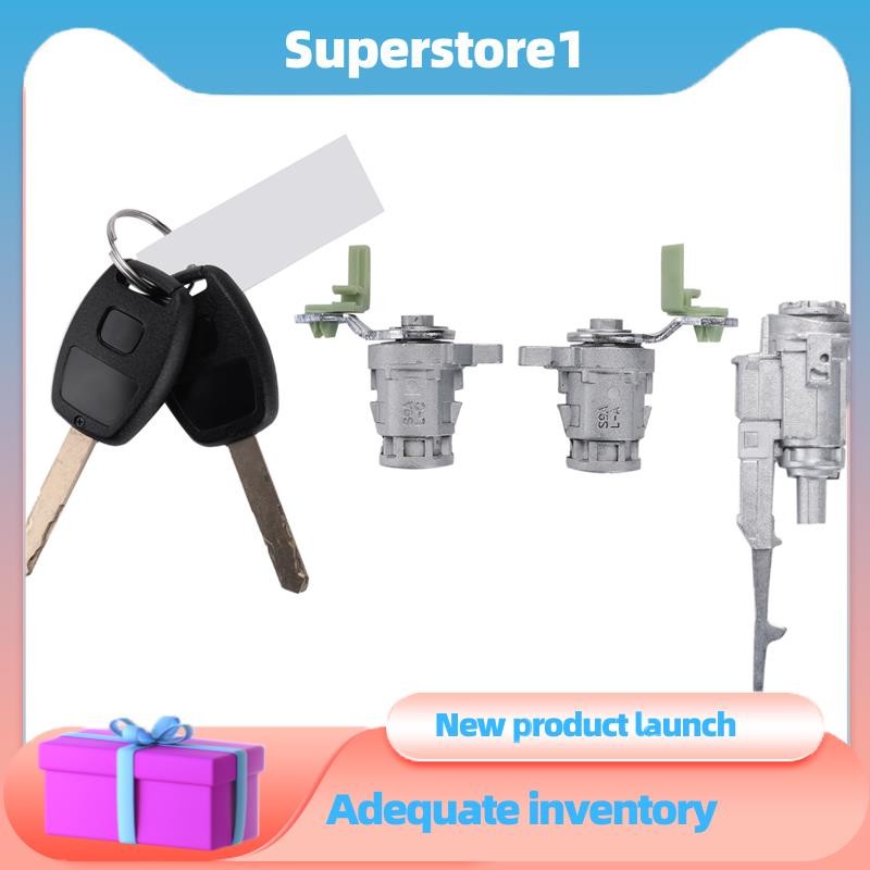 superstore1 Car Switch Lock Switch Barrel Set Lock with Key for Honda Civic CRV 20022006 72185