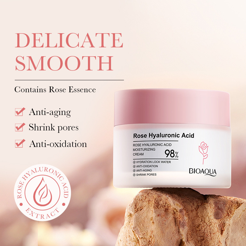 Rose Hyaluronic Acid Moisturizing Cream Moisturizing Moisturizing
