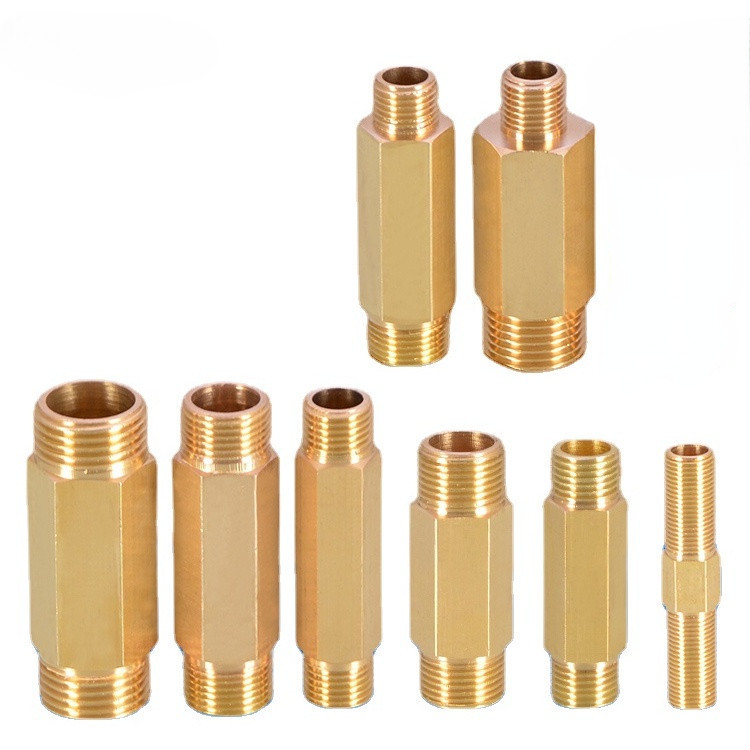 [ZDD] Brass Double External Thread Extension Directly Directly DN6/8/10 ...